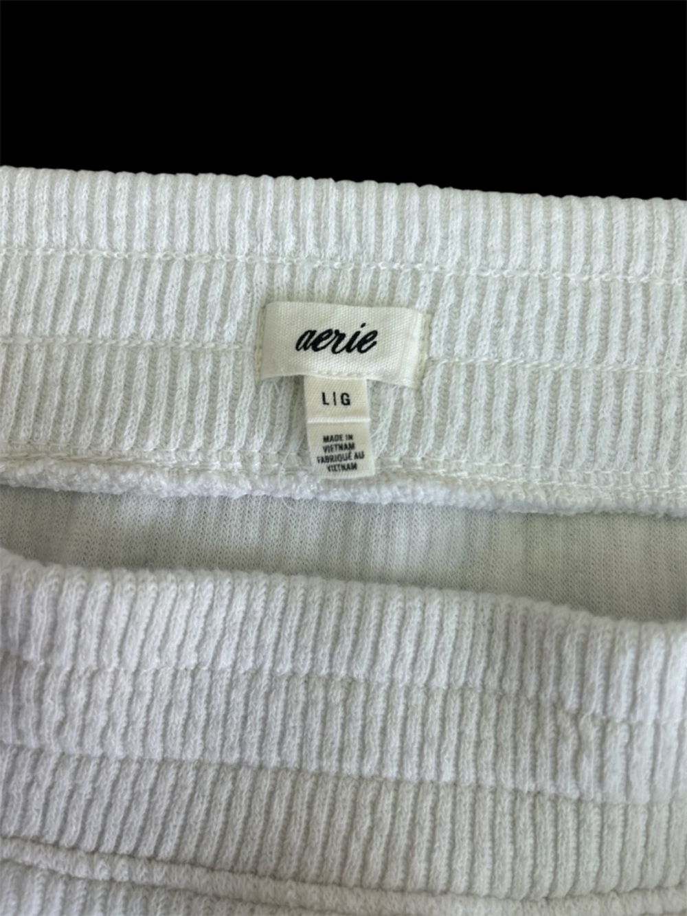aerie White Mini Knit Skirt - soft - Picture 3 of 4